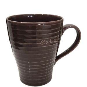 STARBUCKS Plum Purple 2009‎ Ribbed Coffee Mug 12oz